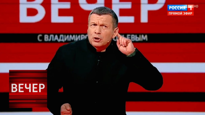 Вечер с Владимиром Соловьевым от 31.01.2022