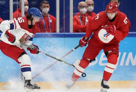 Хоккей Россия - Дания от 16.02.2022: 1/4 финала Олимпиада в Пекине